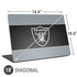 NFL Las Vegas Raiders Zone Block Universal Laptop 18in (14.6 x 10.6in) Skin