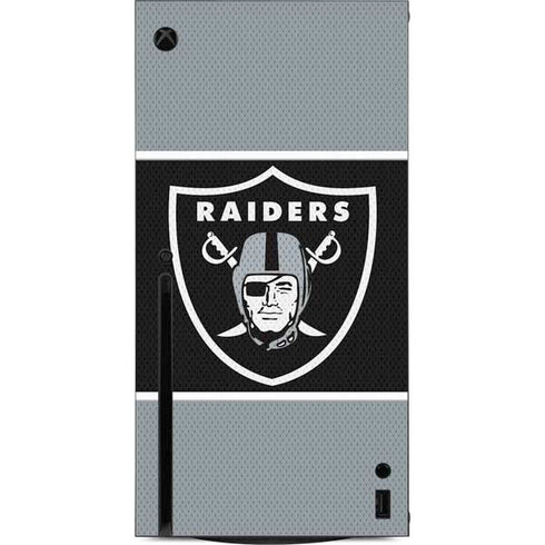 NFL Las Vegas Raiders Zone Block Xbox Series X Console Skin