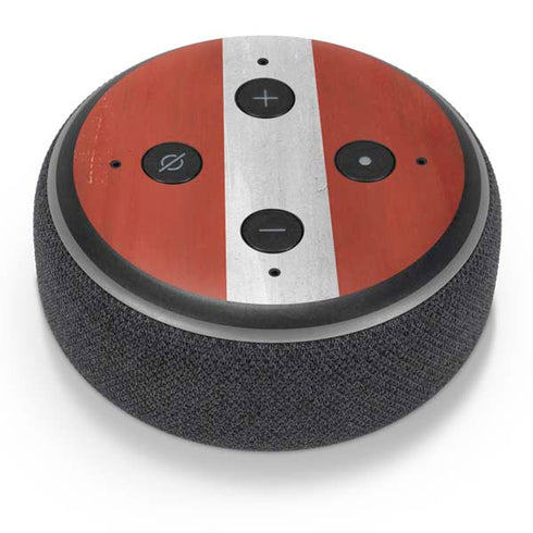 Latvia Flag Distressed Amazon Echo Dot Skin
