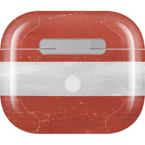 Latvia Flag Distressed Apple AirPods (3rd Gen 2021) Skin