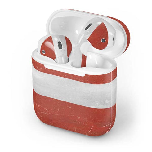 Latvia Flag Distressed Apple AirPods Skin