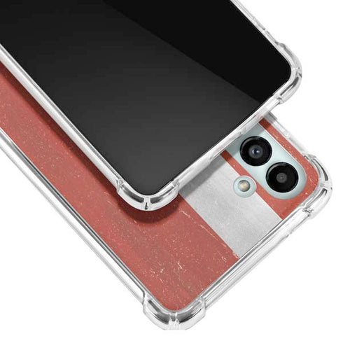 Latvia Flag Distressed Galaxy A13 5G Clear Case