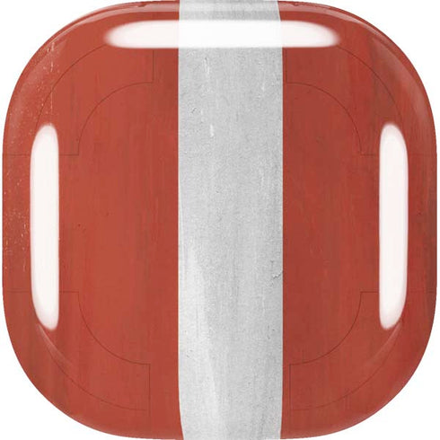 Latvia Flag Distressed Galaxy Buds Live Skin