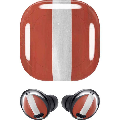 Latvia Flag Distressed Galaxy Buds Pro Skin