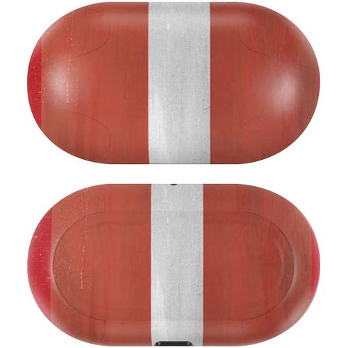 Latvia Flag Distressed Galaxy Buds Skin