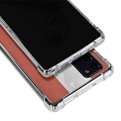 Latvia Flag Distressed Galaxy Note20 5G Clear Case