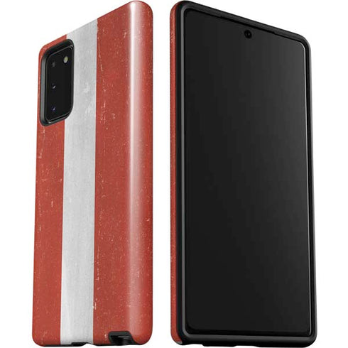 Latvia Flag Distressed Galaxy Note20 5G Pro Case