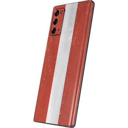 Latvia Flag Distressed Galaxy Note20 5G Skin