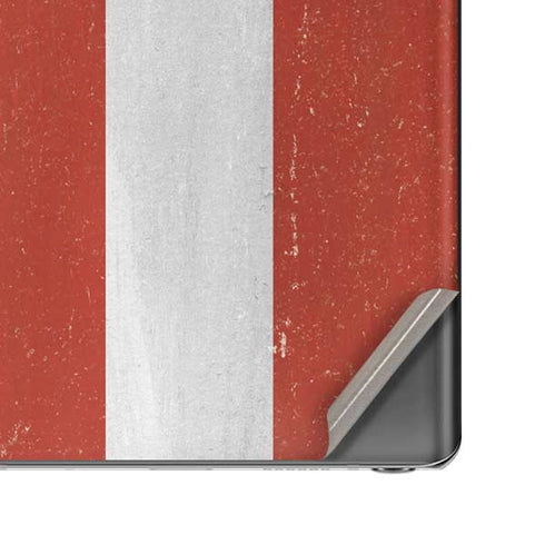 Latvia Flag Distressed Galaxy Note20 5G Skin