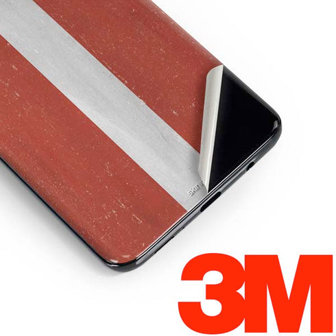 Latvia Flag Distressed Galaxy S10 Plus Skin