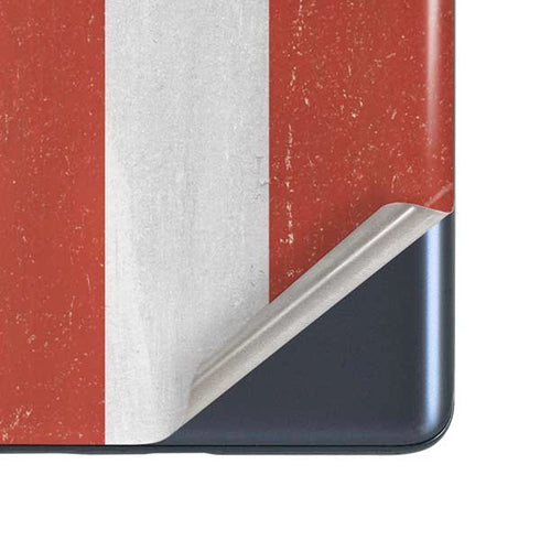 Latvia Flag Distressed Galaxy S20 Fan Edition Skin