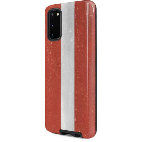 Latvia Flag Distressed Galaxy S20 Pro Case