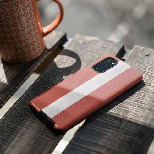 Latvia Flag Distressed Galaxy S20 Pro Case