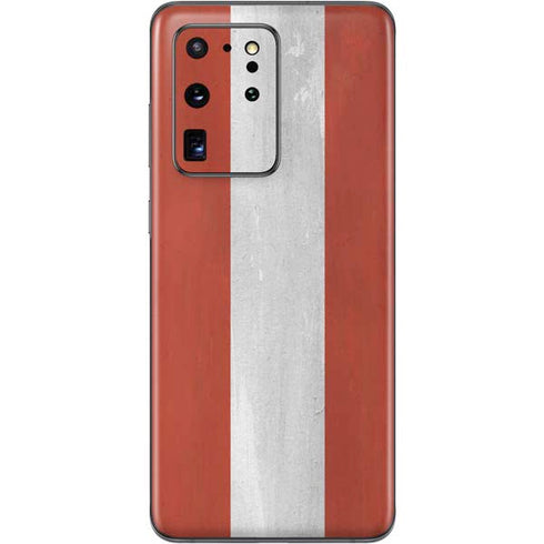 Latvia Flag Distressed Galaxy S20 Ultra 5G Skin