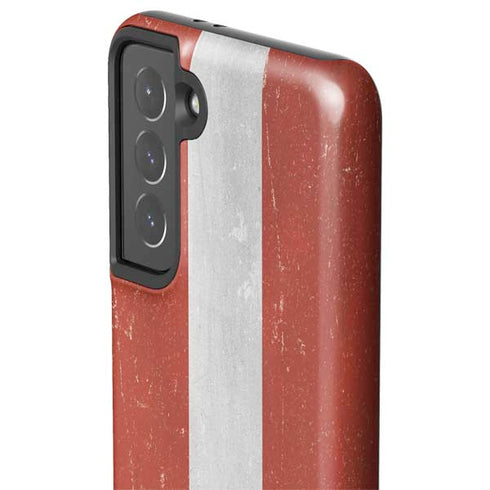 Latvia Flag Distressed Galaxy S21 5G Pro Case