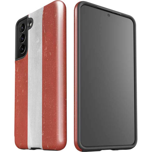 Latvia Flag Distressed Galaxy S21 5G Pro Case