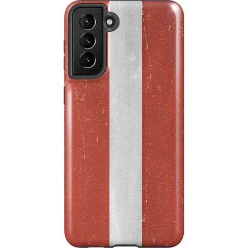 Latvia Flag Distressed Galaxy S21 Plus 5G Pro Case