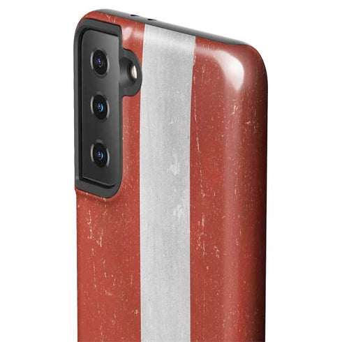Latvia Flag Distressed Galaxy S21 Plus 5G Pro Case