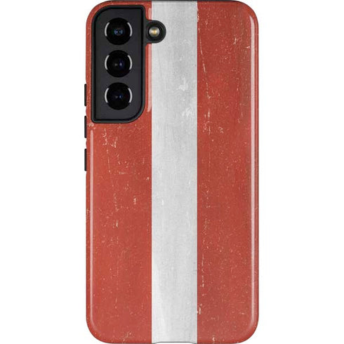 Latvia Flag Distressed Galaxy S22 Pro Case