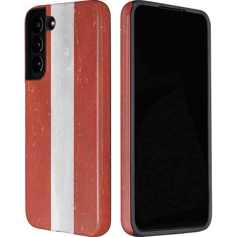 Latvia Flag Distressed Galaxy S22 Pro Case