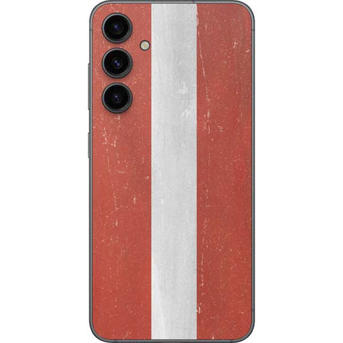 Latvia Flag Distressed Galaxy S23 FE Skin