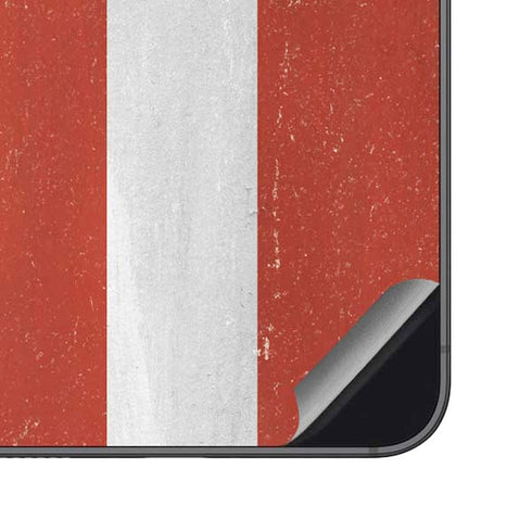 Latvia Flag Distressed Galaxy S23 FE Skin
