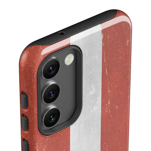 Latvia Flag Distressed Galaxy S23 Plus Pro Case