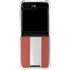 Latvia Flag Distressed Galaxy Z Flip5 5G Clear Case