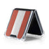 Latvia Flag Distressed Galaxy Z Flip5 5G Clear Case