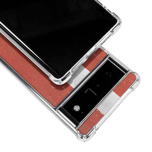 Latvia Flag Distressed Google Pixel 6 Clear Case