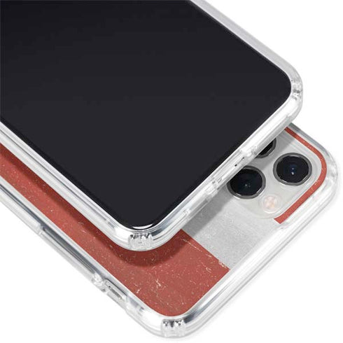 Latvia Flag Distressed iPhone 11 Pro Clear Case