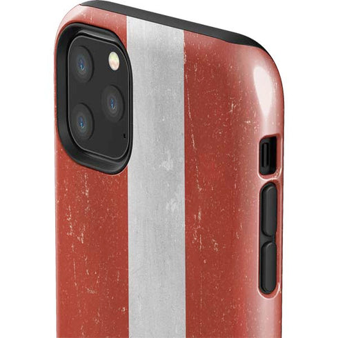 Latvia Flag Distressed iPhone 11 Pro Max Impact Case
