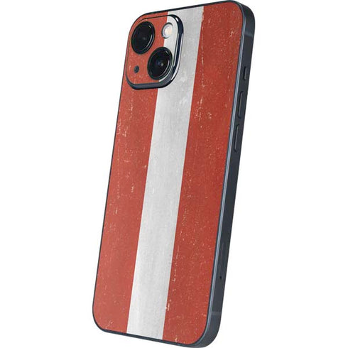 Latvia Flag Distressed iPhone 13 Mini Skin
