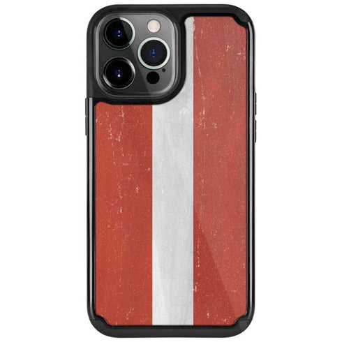 Latvia Flag Distressed iPhone 13 Pro Cargo Case