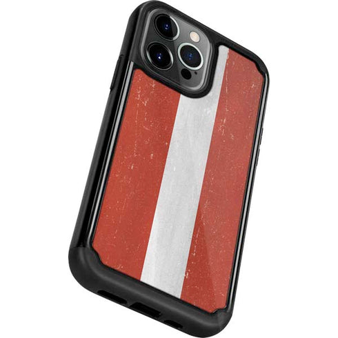 Latvia Flag Distressed iPhone 13 Pro Cargo Case
