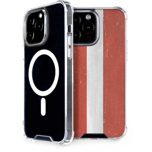 Latvia Flag Distressed iPhone 13 Pro Max MagSafe Case