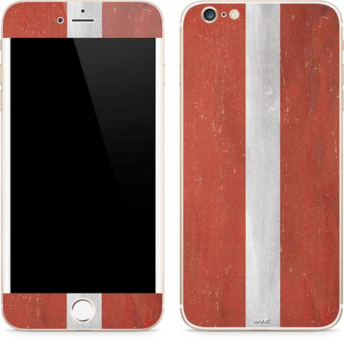 Latvia Flag Distressed iPhone 6/6s Plus Skin