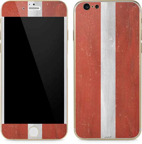Latvia Flag Distressed iPhone 6/6s Skin