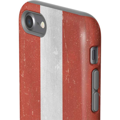 Latvia Flag Distressed iPhone SE (2nd & 3rd Gen) Pro Case