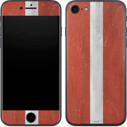 Latvia Flag Distressed iPhone SE (2nd & 3rd Gen) Skin