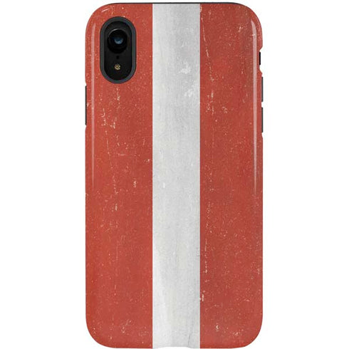 Latvia Flag Distressed iPhone XR Pro Case