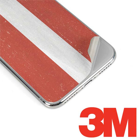 Latvia Flag Distressed iPhone XS Skin