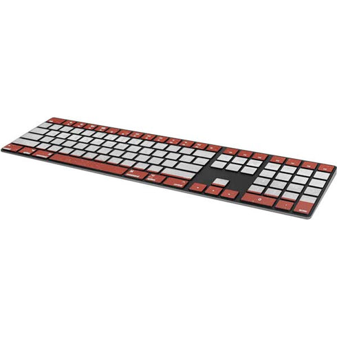 Latvia Flag Distressed Magic Keyboard with Numeric Keypad Skin