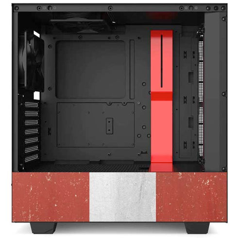 Latvia Flag Distressed NZXT H510 Compact ATX Mid-Tower Case Skin