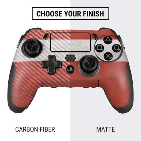 Latvia Flag Distressed PlayStation Scuf Vantage 2 Controller Skin