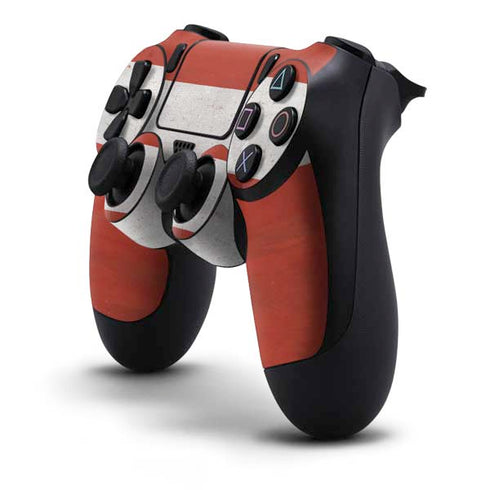 Latvia Flag Distressed PS4 Controller Skin