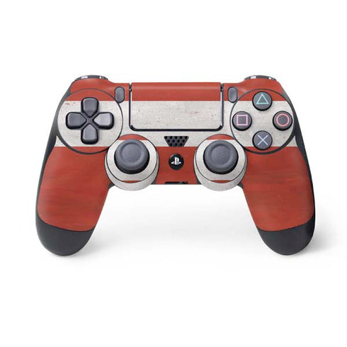 Latvia Flag Distressed PS4 Controller Skin
