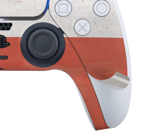 Latvia Flag Distressed PS5 Slim Digital Edition Bundle Skin