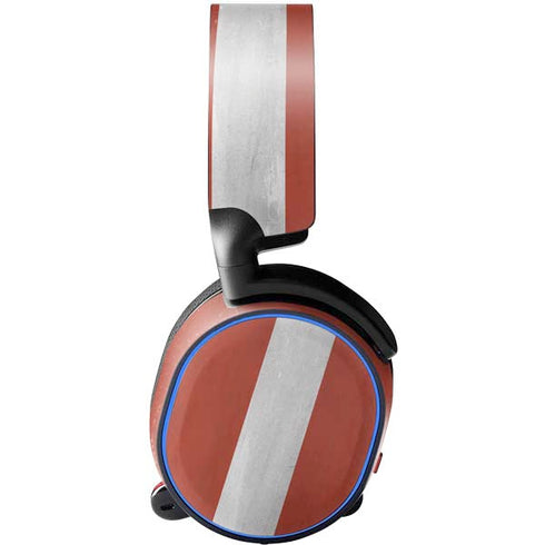 Latvia Flag Distressed SteelSeries Arctis 3 Skin