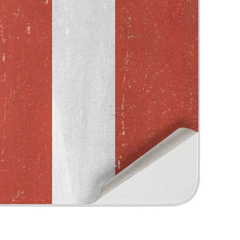 Latvia Flag Distressed Surface Duo Skin